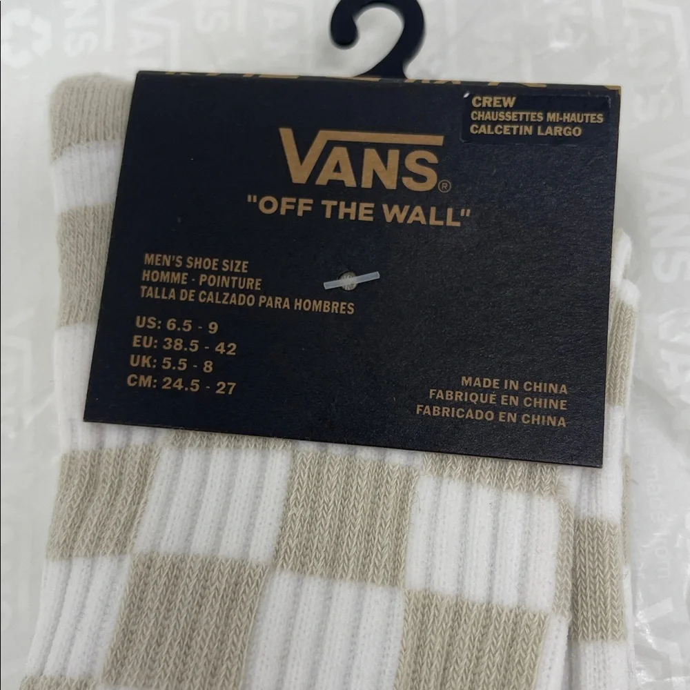 VANS "Off The Wall" Crew socks Checkerboard 
Vans socks (1 pair) - Picture 11 of 16